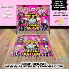 A-List Table Banners and Floor Decals/Vinyl