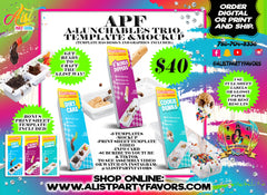 APF A-Lunchables Trio Template & Mockup
