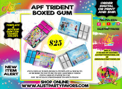 APF Trident Box Gum Template