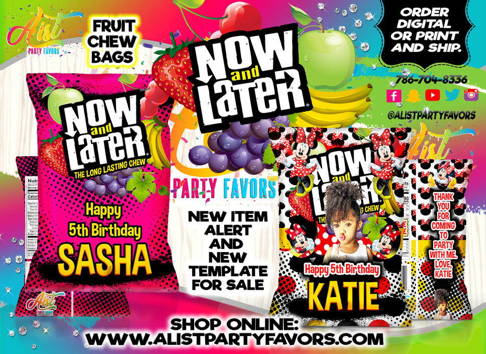 APF N-O-L Fruit Chews Bag Template