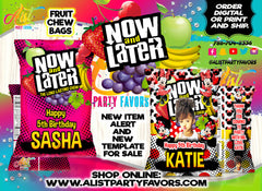 APF N-O-L Fruit Chews Bag Template